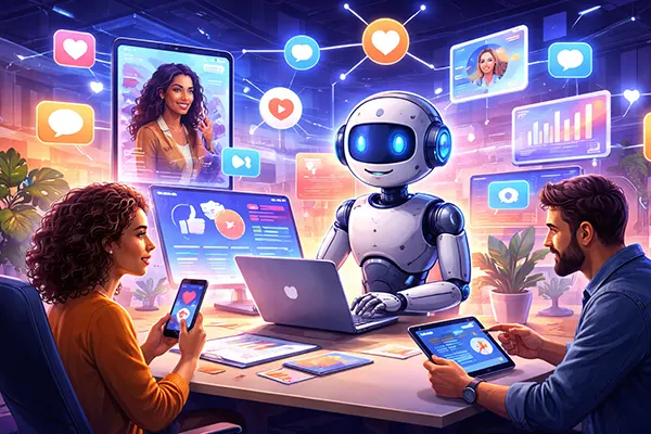 Social media AI